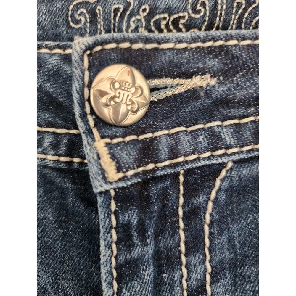 Miss Me Jeans Women's Signature Skinny Embellished Pockets Size 31 - Picture 4 of 15